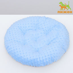 Лежак для животных Нежность, 50 х 50 х 10 см, голубой