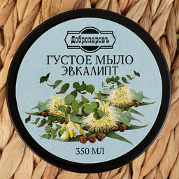 Мыло густое для волос и тела Эвкалипт, банное, Добропаровъ 350 мл  фото 5