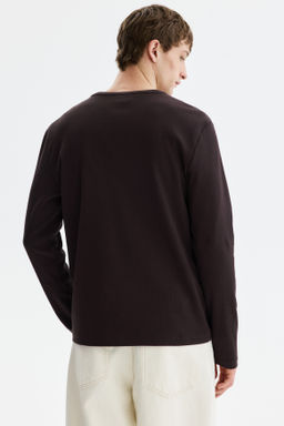 Camiseta de canal? con cuello panadero Slim Fit - H&m фото 8