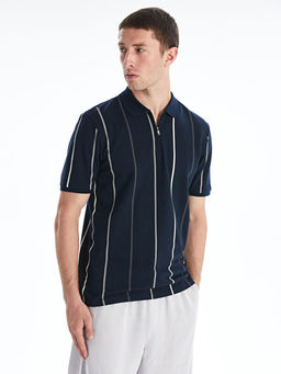 Polo Yaka K?sa Kollu ?izgili Pike Erkek Ti??rt