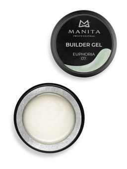 Manita Professional Гель моделирующий для ногтей с хлопьями юки / Builder Gel Euphoria №07, 15 мл  фото 3