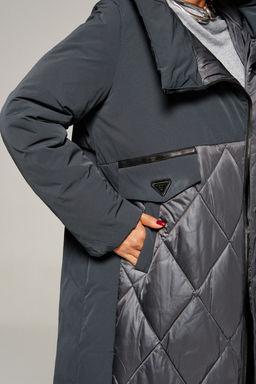 Пальто Beautiful Free 8023 графит