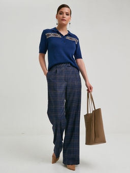 Брюки в клетку - Stilla фото 8