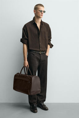 TEXTURED TRAVEL BAG - Zara фото 11