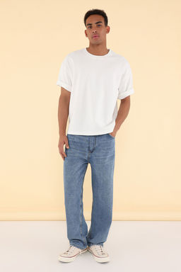 TRENDYOL MAN Beyaz Unisex Boxy/Kare Kesim Kal?n Premium T-Shirt TMNSS25TS00080 - Trendyolmilla фото 3