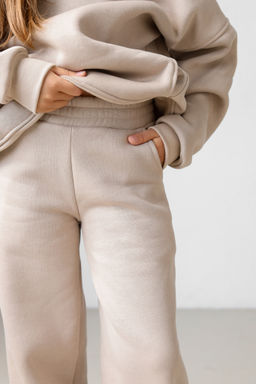 Брюки утепленные карго, нюд - Inzibe фото 7