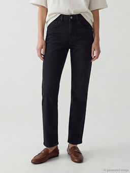 Mom Fit Kad?n Jean Pantolon