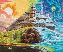 Набор для вышивания PANNA Золотая серия J-1841 Пробуждение 44.5 х 36.5 см