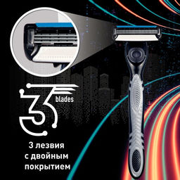 Zollider URBAN 3 blades, сменные кассеты 3 лезвия (2 шт)  фото 2