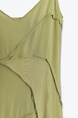 FLOWING COLOUR BLOCK DRESS - Zara фото 8