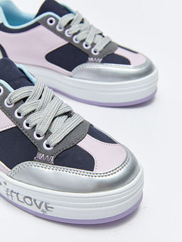 Bask? Detayl? Ba?c?kl? K?z ?ocuk Spor Ayakkab? - Waikiki фото 3