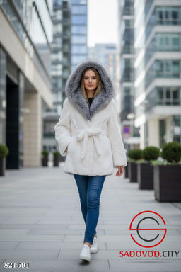 Шуба женская из искусственного меха