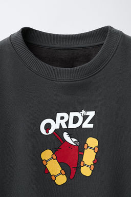 SKATE PRINTED SWEATSHIRT - Zara фото 3