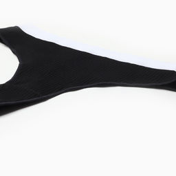 Трусы женские бразильяно MINAKU рубчик, набор 3 шт., размер 48-50, чёрные