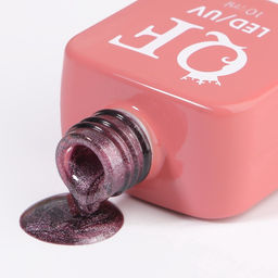 Гель лак для ногтей, кошачий глаз, трехфазный, 10 мл, LED/UV, фиолетовый (52)