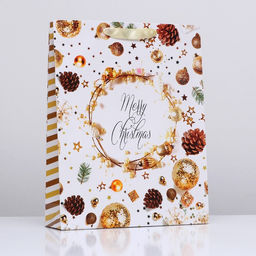 Пакет ламинированный вертикальный Новый Год!,33 х 42 х 10 см