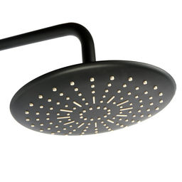 Душевая система ZEIN ZS-1BL, смеситель, тропическая и ручная лейка 3 режима, латунь, черная