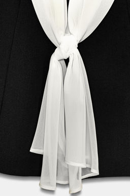 SCARF TIE BLAZER - Zara фото 9