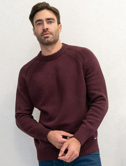 VILATTE / Джемпер из теплой и мягкой хлопковой пряжи с добавлением акрила