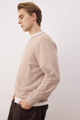 Indigo Rahat Kesim Basic Bisiklet Yaka Sweatshirt TMNAW26SW00060 - Trendyolmilla фото 9