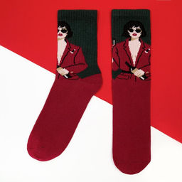 Набор новогодних женских носков KAFTAN Дама р. 36-39 (23-25 см), 2 пары фото 3