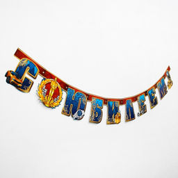 Гирлянда бумажная «С юбилеем!», 135 см