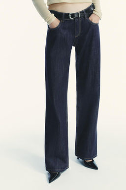 TRF WIDE-LEG LOW-RISE JEANS - Zara фото 20