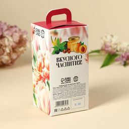 Набор Расцветай от счастья: чай травяной 25 г., крем-мёд с абрикосом 120 г. - Фабрика счастья фото 4