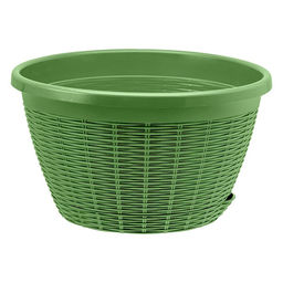 Кашпо Подвесное с подвесом (4,5л) Цв. Оливковый (Арт. КШ-9131) - Вмс фото 2