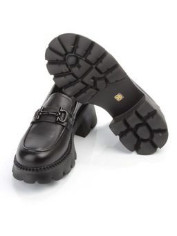 03-5936 BLACK Лоферы женские (натуральная кожа)