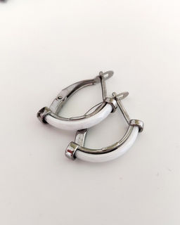 Серьги с керамикой