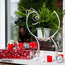 Цветочница на окно 95-046 - Фабрика интерьерной ковки фото 4