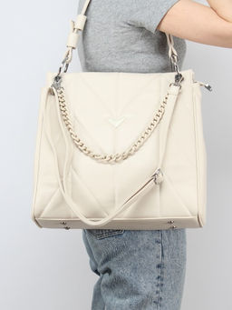 Сумка женская искусственная кожа Marrivina-22225-1, 1отд+карм/перег, плечевой ремень, бежевый SALE 260230 - Adelia фото 10