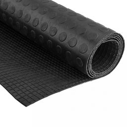 Коврик-дорожка рулонный "Монетка" 1х10м, s3,5мм, ПВХ, черный, "BrizGard" (Россия)