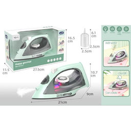 Утюг на батар. (3051594) свет, звук, пар, в коробке 27,5*11,5*16,5см