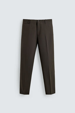 100% WOOL ORIGINS CHINO TROUSERS - Zara фото 17