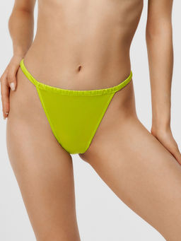 10204120030 Трусы стринг жен Uta лайм - Concept club фото 2