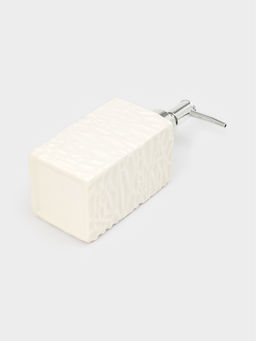 Дозатор для жидкого мыла «Хрусталь», белый