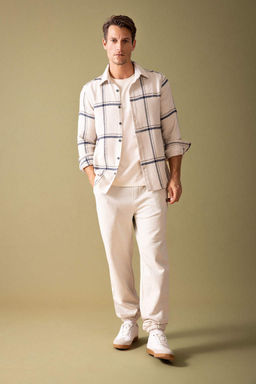 Рубашка с длинным рукавом Modern Fit Lumberjack - Defacto фото 2