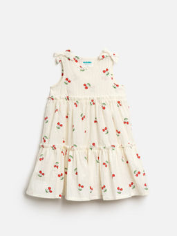 ACOOLA /  Платье детское для девочек Alcor белый принт  фото 3