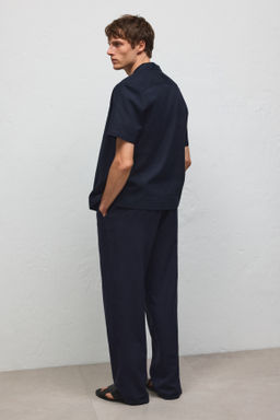 Pantal?n en mezcla de lino Relaxed Fit - H&m фото 5