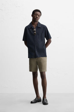 100% LINEN BERMUDA SHORTS - Zara фото 28