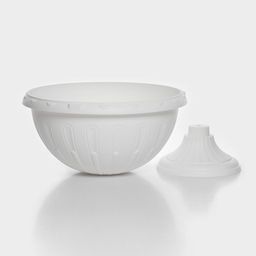 Вазон для цветов «Джулия», 8 л, d=32 см, h=23 см, белый