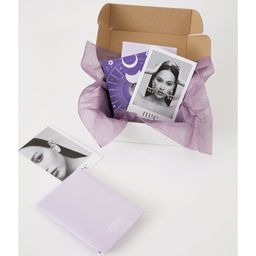 Позолоченные серьги скрепки с фианитами из серебра