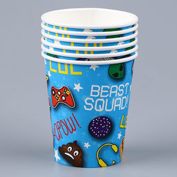 Цена за 2 шт. Стакан бумажный одноразовый «День рождения», в наборе 6 шт.