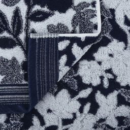 Полотенце махровое "Белые ночи" 50х90см, хлопок 100%, синий (Китай)