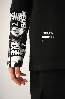 Детский лонгслив с двойным рукавом Happyfox - Happy fox фото 3