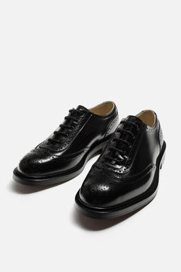 LEATHER SHOES X HARRY LAMBERT - Zara фото 7