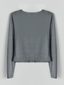 Кардиган домашний женский серый - Mark formelle фото 6