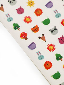 Цена за 3 шт. Наклейки детские оценки «Животные», 7×16 см, 10 листов